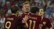 Fotbalisté Ruska slaví gól proti Anglii