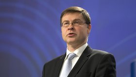 Místopředseda Evropské komise Valdis Dombrovskis.