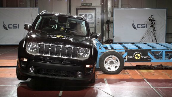 Euro NCAP 2019: Jeep Renegade – Tři hvězdy pro absenci systému nouzového brzdění 