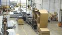 Stroj na balení zásilek CMC CartonWrap XL ve skladu nakladatelství Euromedia Group v Novém Strašecí