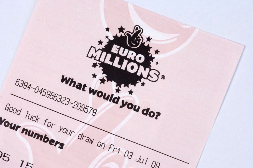 Britský verze loterie Euromiliony.