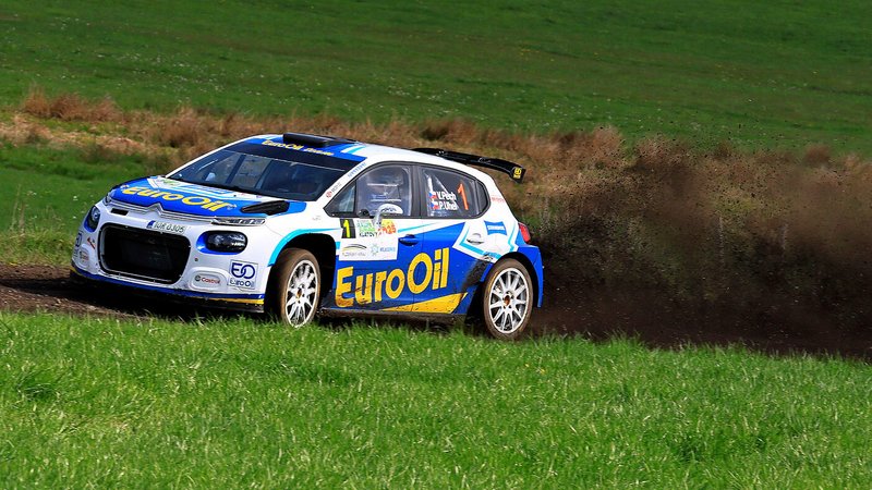 Rally Car in Action