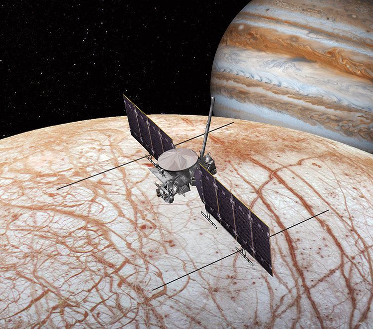 Sonda Europa Clipper se zaměří na Jupiterův měsíc Europa