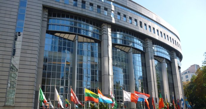 Budova Evropského parlamentu v Bruselu