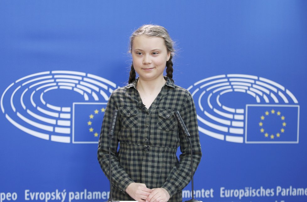 Na záchranu planety dochází čas, řekla v EP šestnáctiletá Greta (16. 4. 2019)