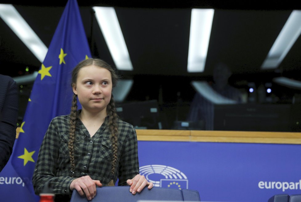Na záchranu planety dochází čas, řekla v EP šestnáctiletá Greta (16. 4. 2019)