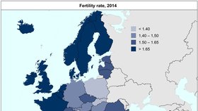 Česko je země s druhým nejvyšším přírůstkem míry porodnosti. Průměrně má u nás jedna žena 1,53 dítěte.