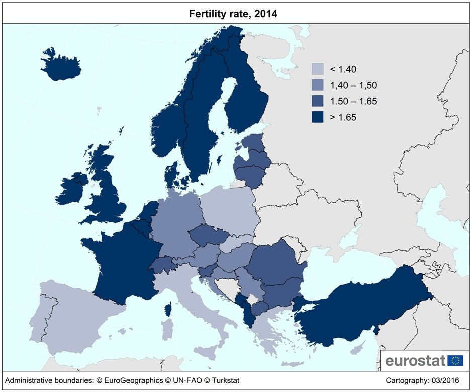 Česko je země s druhým nejvyšším přírůstkem míry porodnosti. Průměrně má u nás jedna žena 1,53 dítěte.