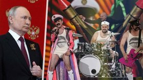 Do „zvráceného psychopata“ Putina šije kapela ve slipech. A zabodují v Eurovizi opět Ukrajinci?