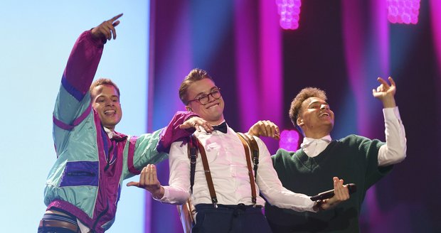 Mikolas Josef ve finále soutěže Eurovize