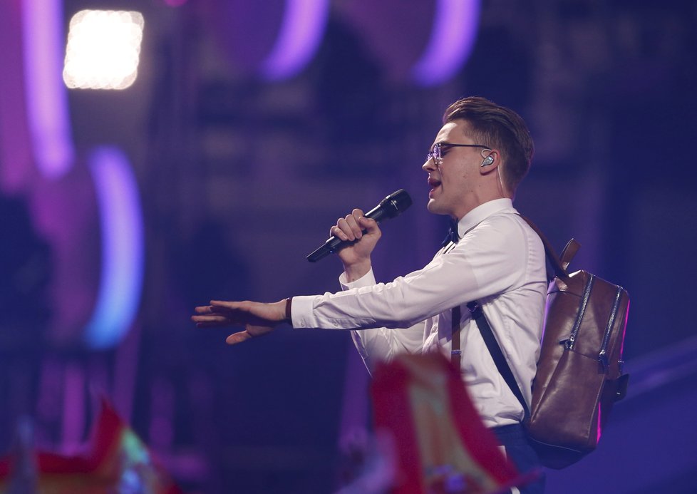 Mikolas Josef ve finále soutěže Eurovize