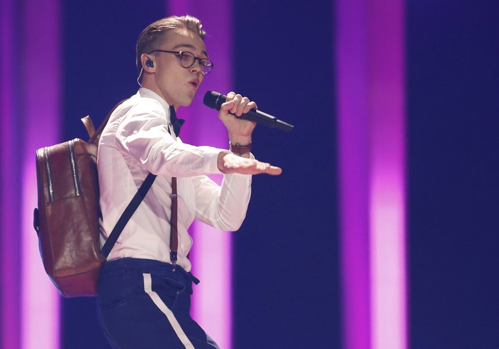 Mikolas Josef v loňském finále soutěže Eurovize