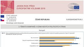 Rok před eurovolbami: Jak jsou na tom Češi a další Evropané s Unií? (strana 3)