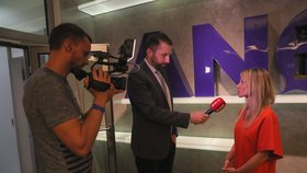 Eurovolby 2019: Dita Charanzová při rozhovoru pro Blesk ve štábu ANO