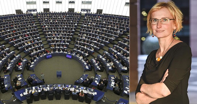 Lídryně kandidátky pro eurovolby Kateřina Konečná v Epicentru