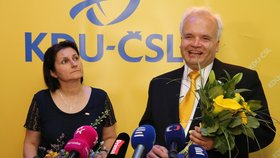 Europoslanci za KDU-ČSL Michaela Šojdrová a Pavel Svoboda