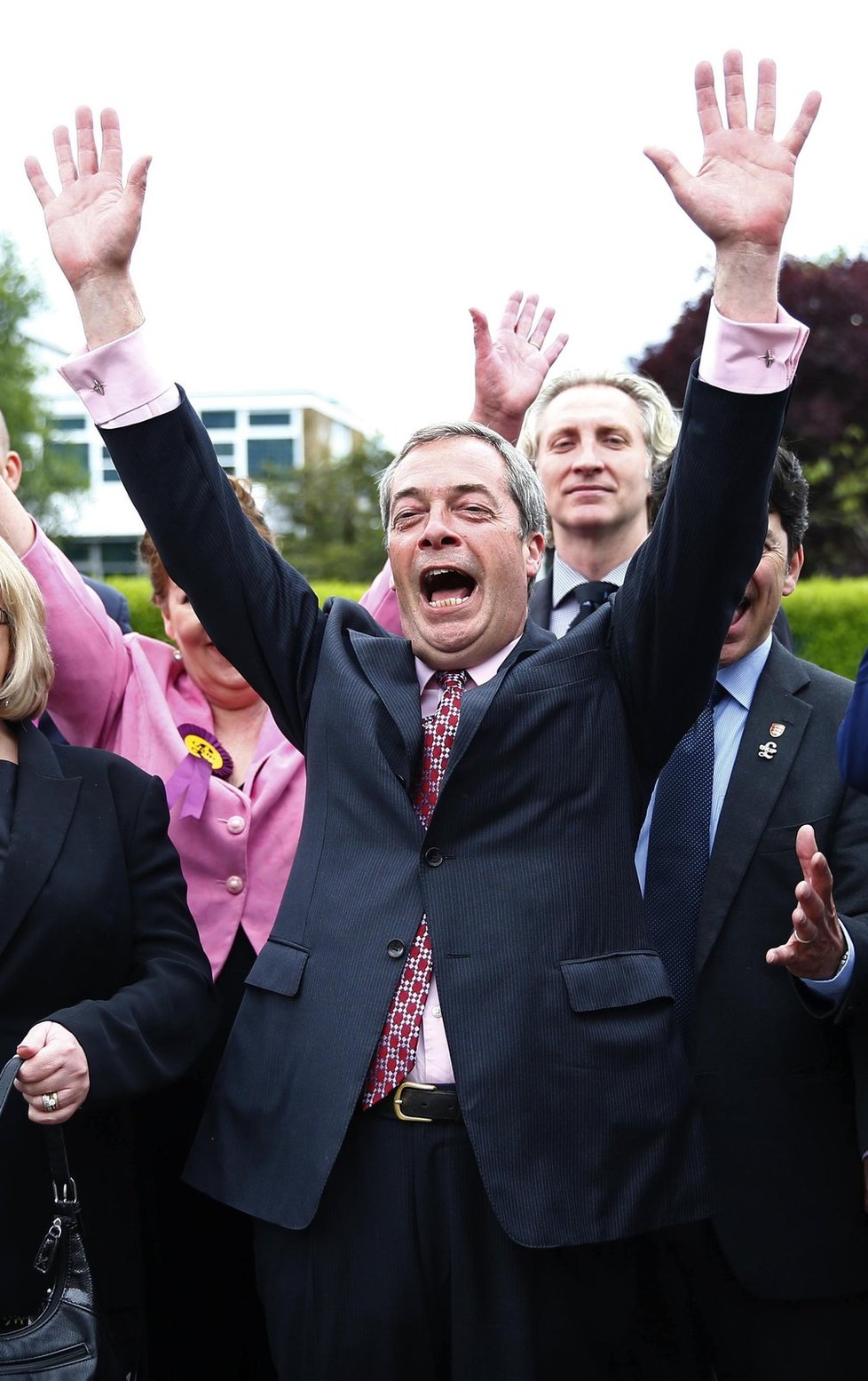 Nigel Farage vede euroskeptický a protiimigrační UKIP od roku 2010