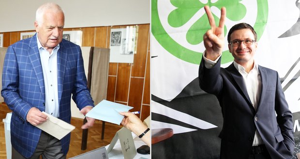 Václav Klaus se při hodnocení eurovoleb rázně pustil do Strany zelených