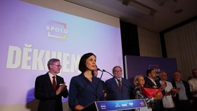 Volby do Evropského parlamentu 2024: Tisková konference ve štábu SPOLU (9.6.2024)