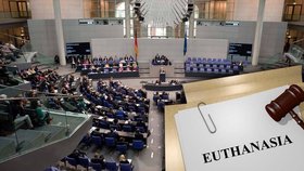 Německý parlament odmítl eutanazii, asistovaná sebevražda je podle poslanců v pořádku.