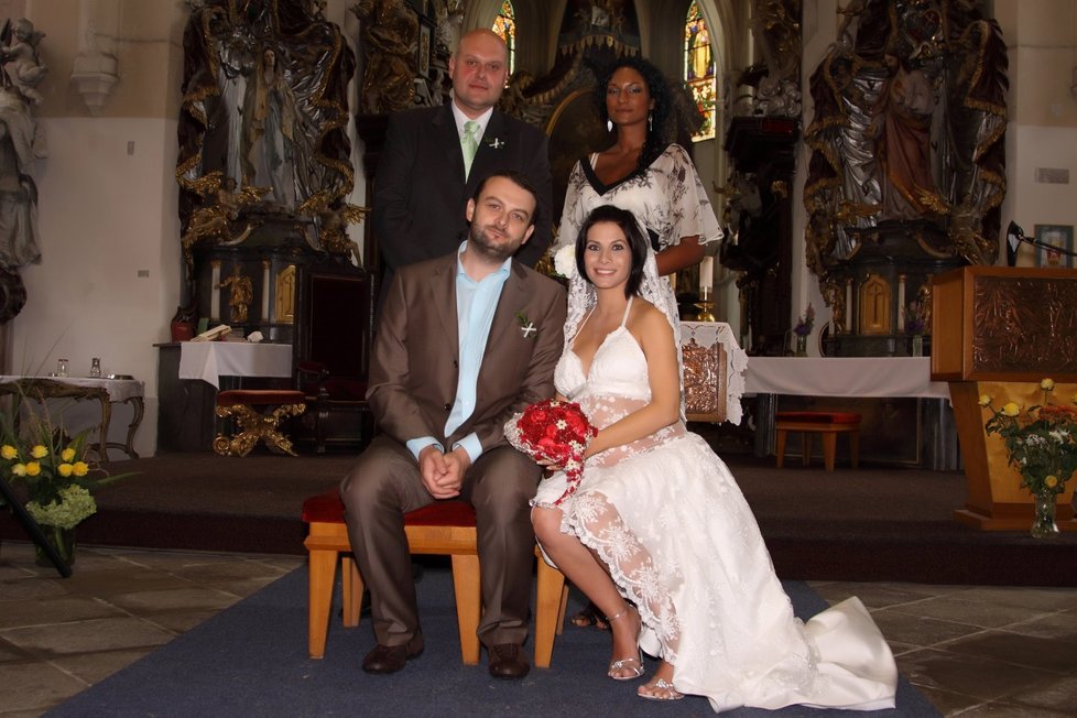 Eva Aichmajerová se vdávala v kostele!