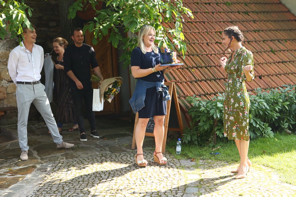 Eva Burešová oslavila sedmadvacáté narozeniny na place Slunečné.