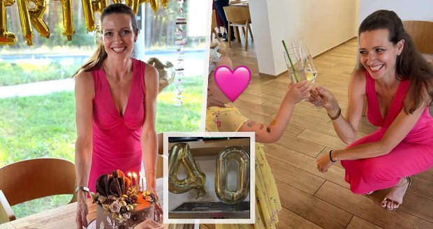 Eva Čerešňáková oslavila 40. narozeniny