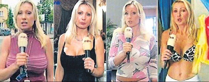 Bývalá televizní moderátorka Eva Chaloupková (47), sličná plavovláska, jejíž dekolt vždycky hrál na obrazovce prim!