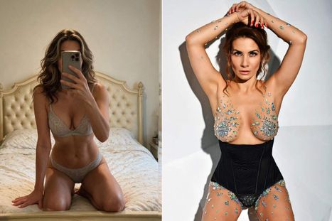 Obrázek: Eva Decastelo (48) dráždí: Sexy pozdrav z hotelu