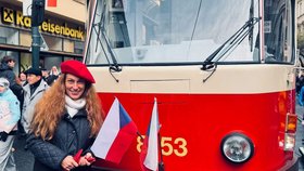 Eva Decroix (ODS) na Národní třídě (17.11.2025)