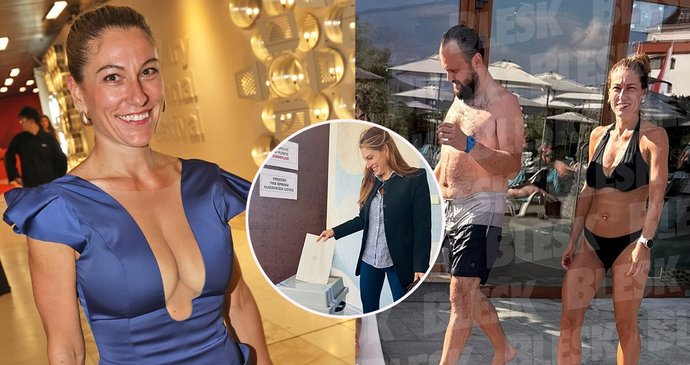 Eva Decroix ve Varech, u voleb i s poslancem Jiřím Havránkem
