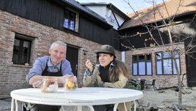 Eva Decroix s manželem (2015)