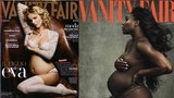 Nahé a těhotné: Tyto celebrity se svlékly pro obálky známých časopisů!