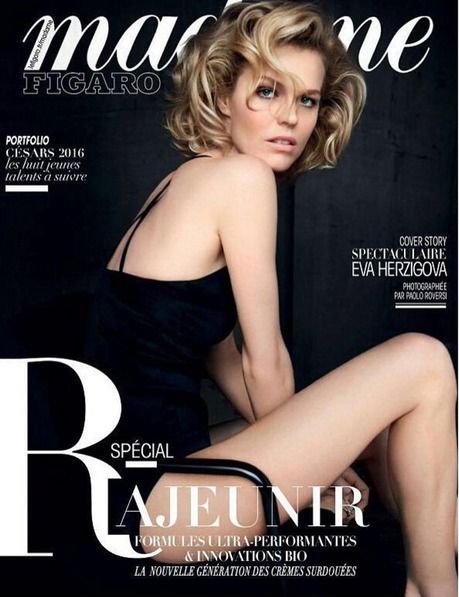 Eva Herzigová na titulce francouzského magazínu