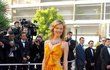 Topmodelka Eva Herzigová na festivalu v Cannes 2006. 