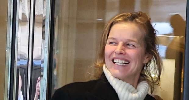 Eva Herzigová en Praga Eva Herzigová en Praga