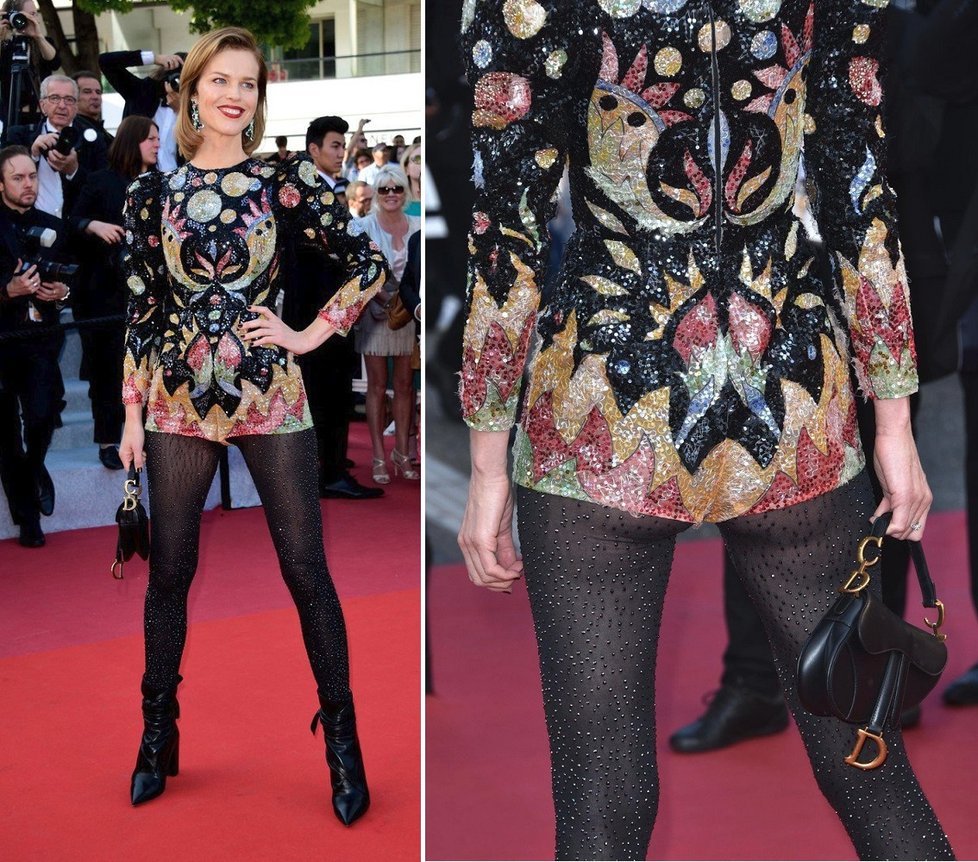 Eva Herzigová v Cannes