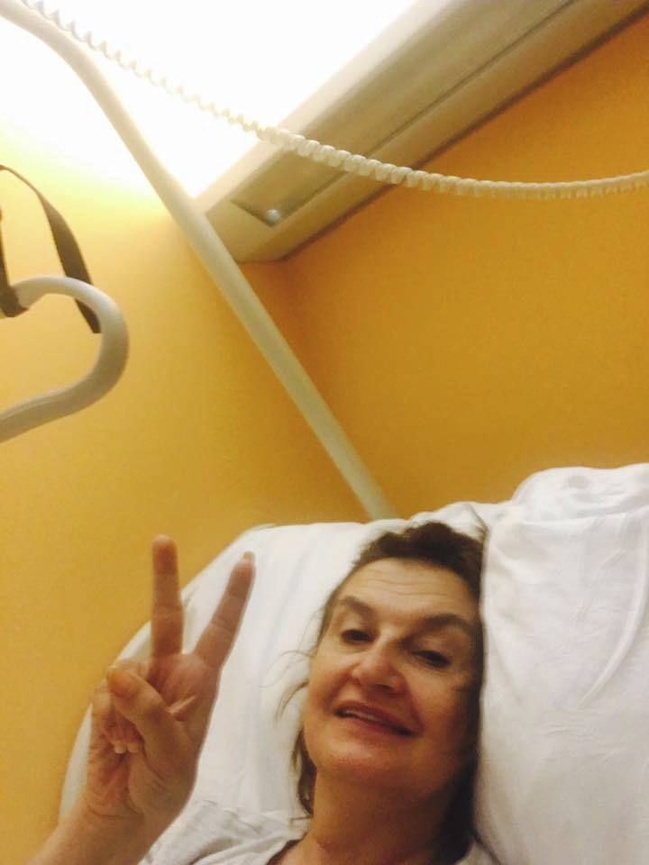 Eva Holubová po operaci.