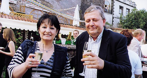Eva Jurinová s manželem Václavem