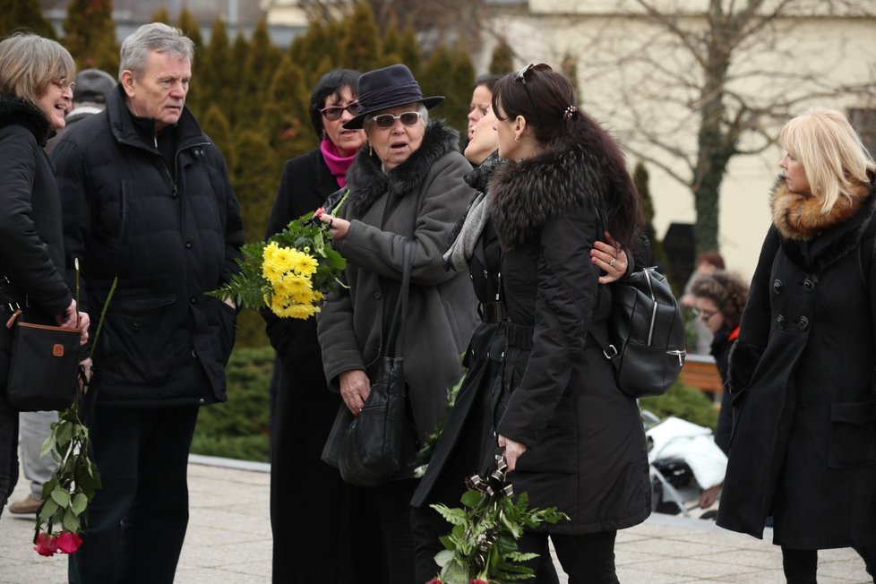 Pohřeb Evy Kocmanové: Vendulka Křížová