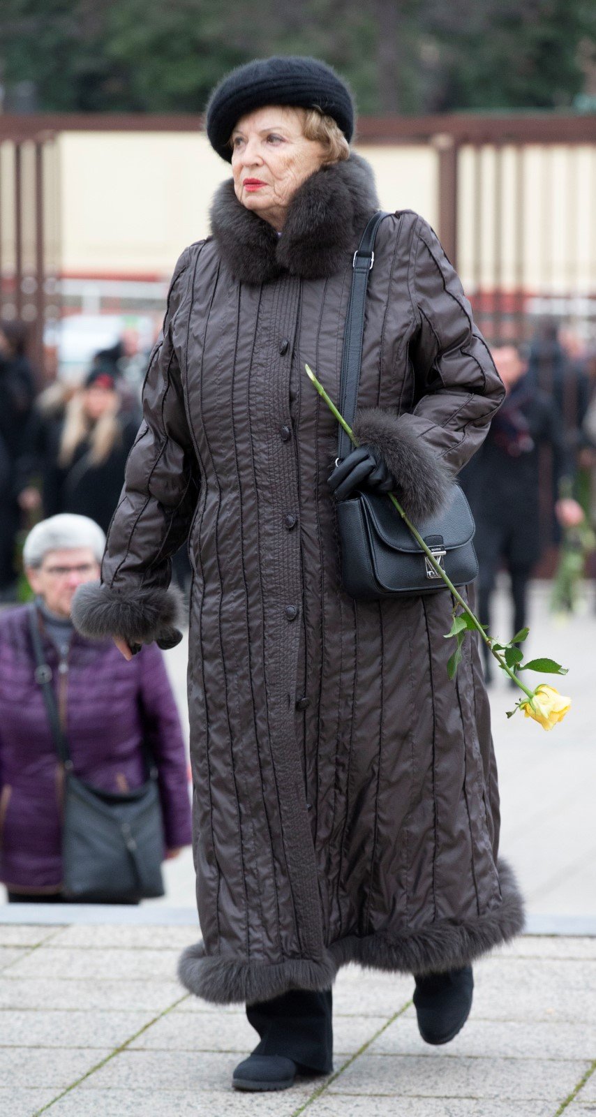 Pohřeb Evy Kocmanové: Libuše Švormová