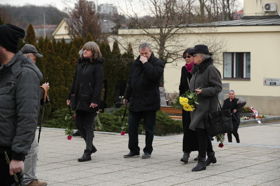 Pohřeb Evy Kocmanové