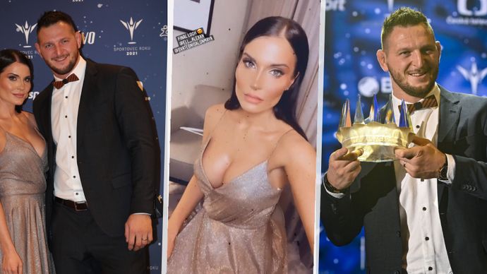 Krásná Eva Krpálková byla ozdobou slavnostního večera.