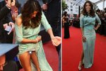 Eva v Cannes nedopatřením ukázala, že nemá pod šaty kalhotky