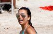 Eva Longoria na dovolené na ostrově Formentera.