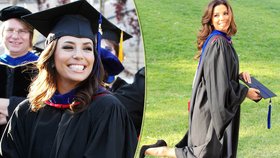 Eva Longoria už nemusí být zoufalá: Má magisterský titul!