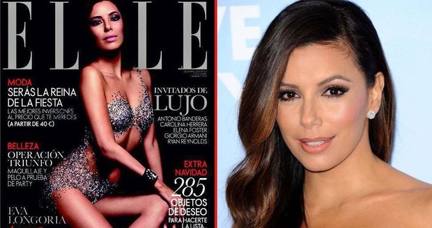 Eva Longoria nafotila luxusní obálku.