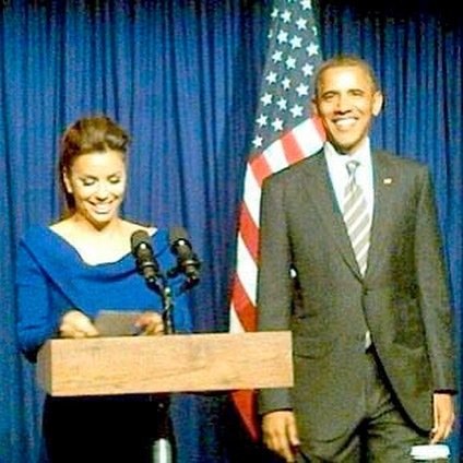 Eva Longoria je velkou podporovatelkou Baracka Obamy.