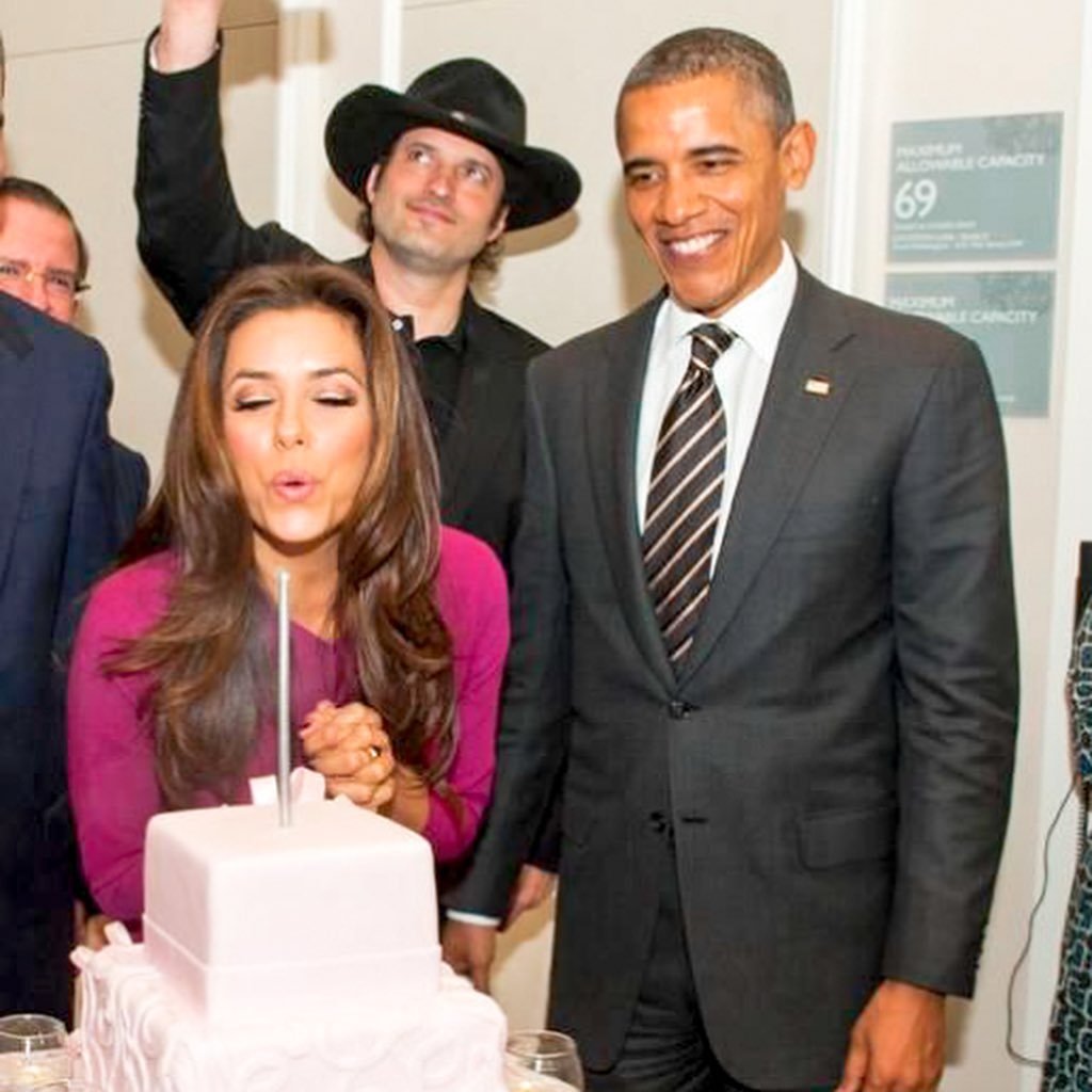 Eva Longoria je velkou podporovatelkou Baracka Obamy. 