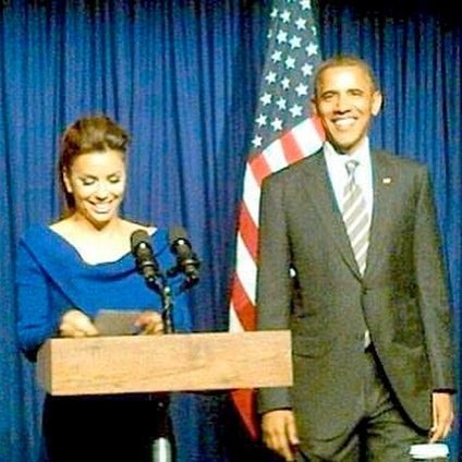 Eva Longoriová je velkou podporovatelkou Baracka Obamy.